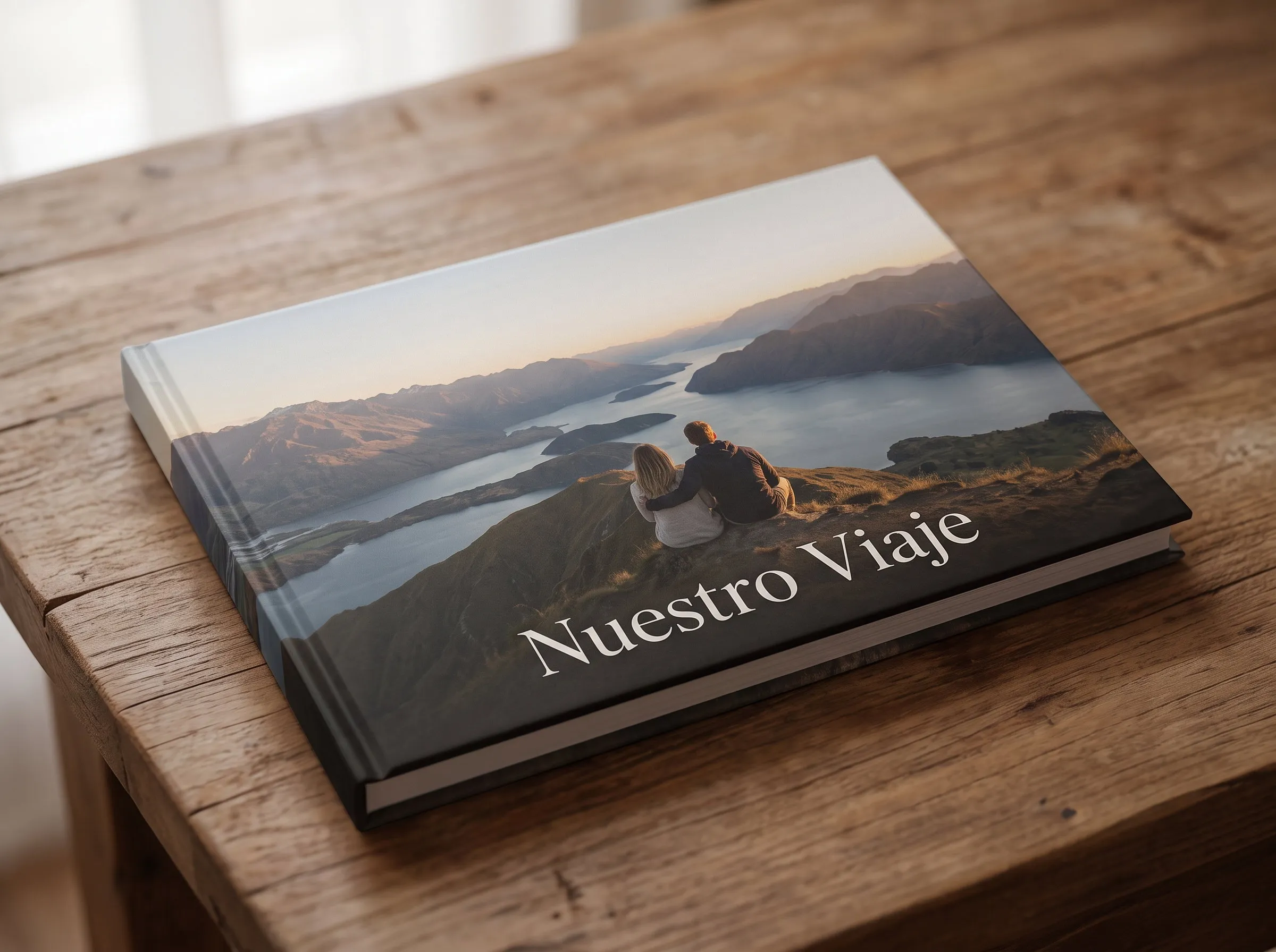 Fotolibro de viaje en formato panorámico horizontal 30×21 cm