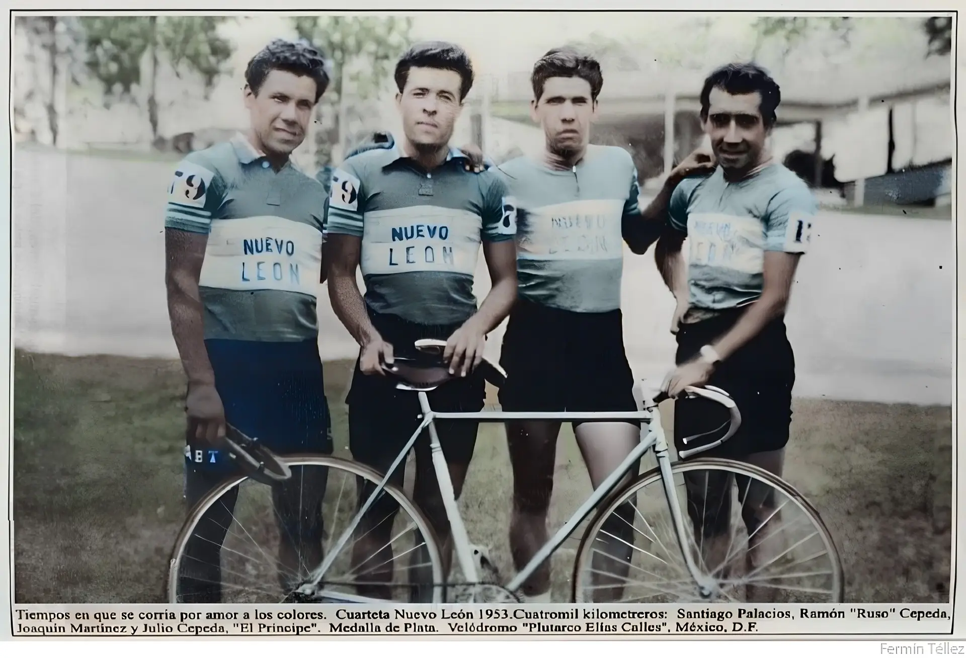 Santiago Palacios, Ramón "Ruso" Cepeda, Joaquín Martínez, Julio Cepeda, 1953