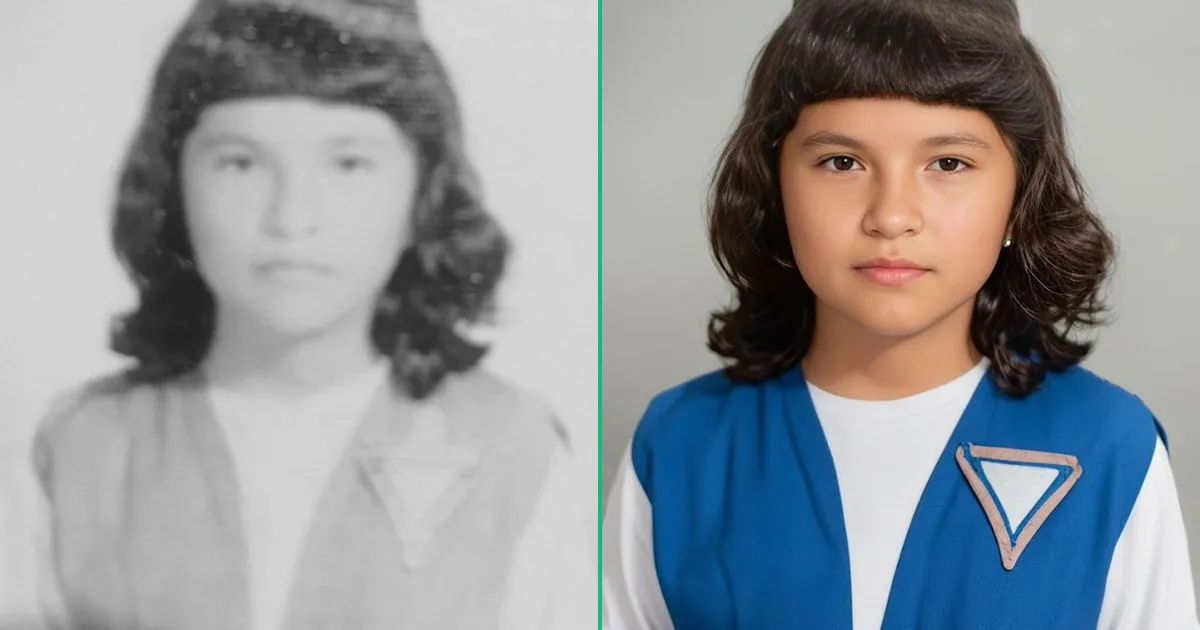 Antes y despues de una foto borrosa a una foto de alta calidad