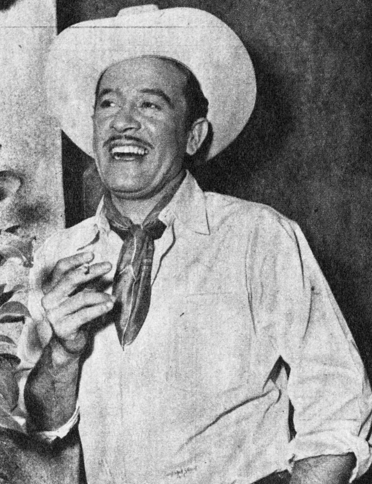 Pedro Infante en 1954 antes y después de colorización profesional - Antes